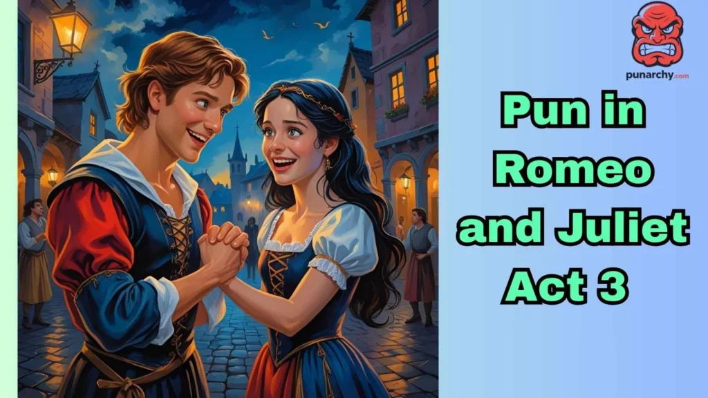 Pun in Romeo and Juliet Act 3 