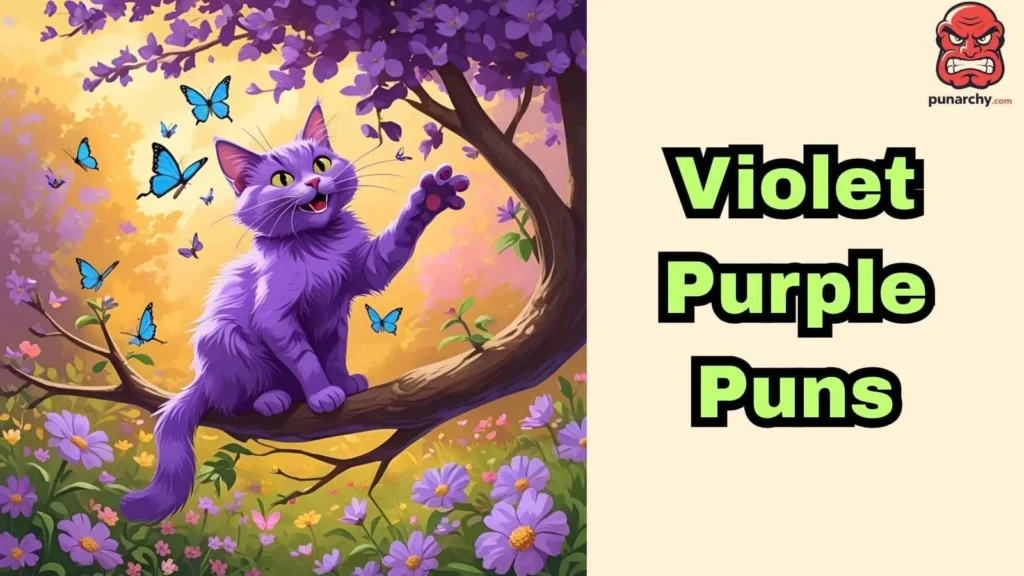 Violet Purple Puns