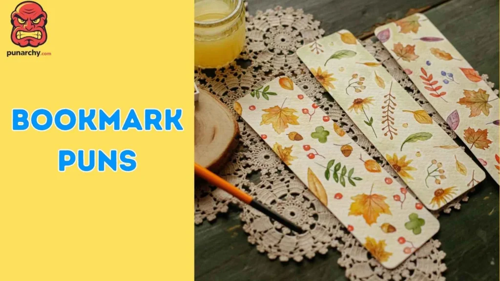 Silly Bookmark Puns