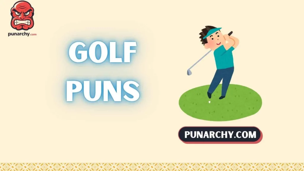Clever golf puns