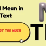 NTM Mean in Text