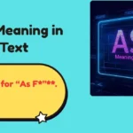 ASF Meaning in Text