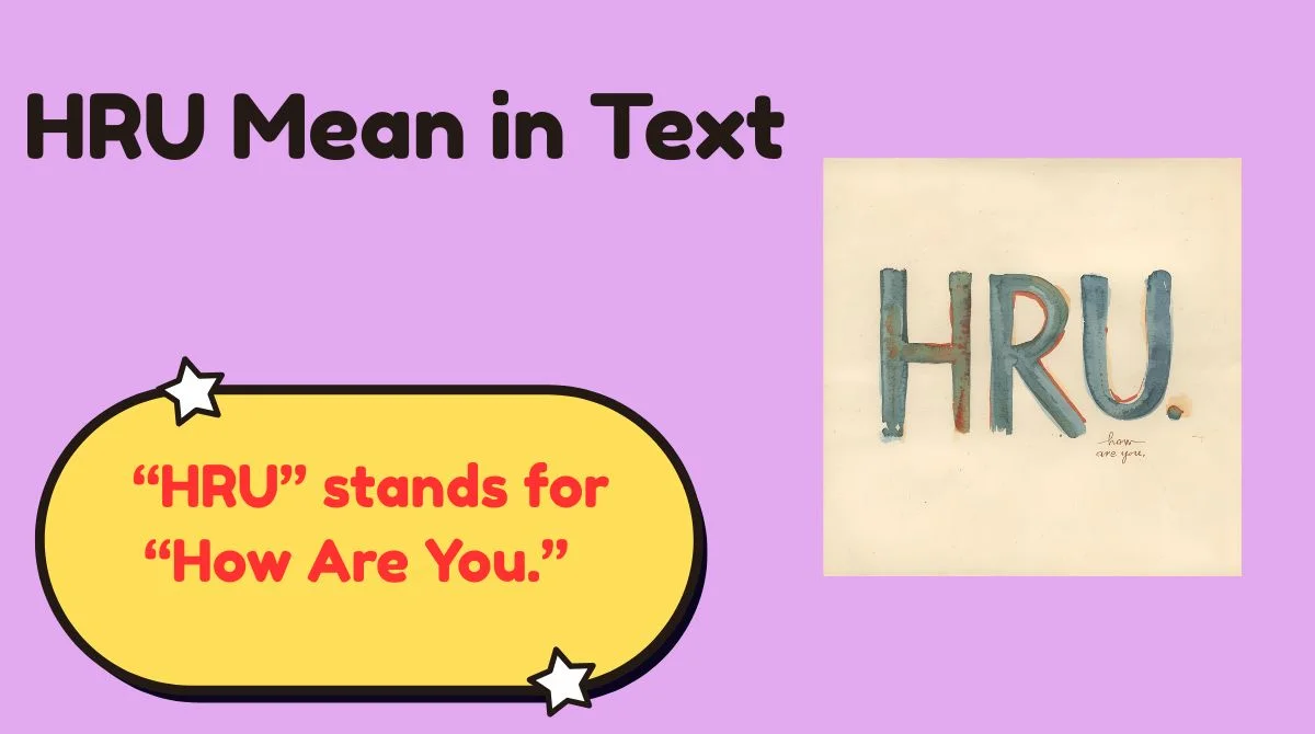 HRU Mean in Text