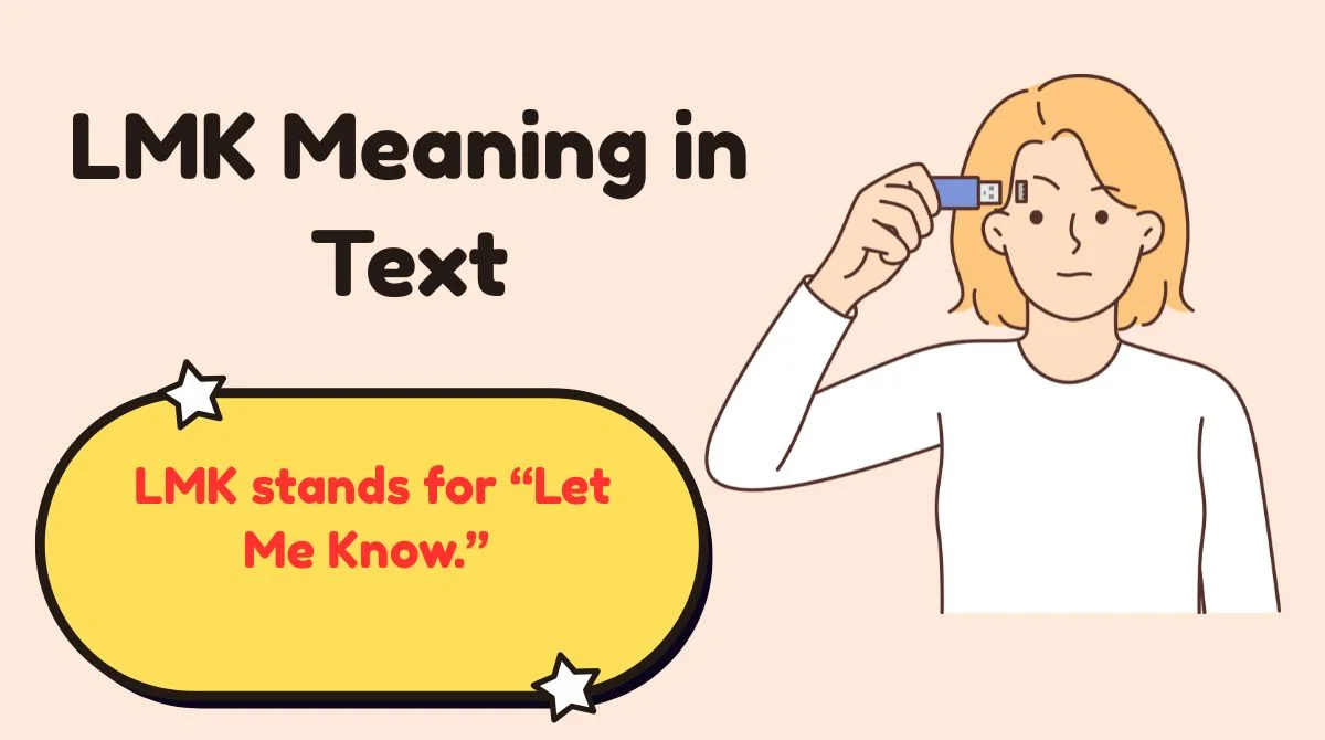 LMK Meaning in Text