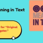 OG Meaning in Text